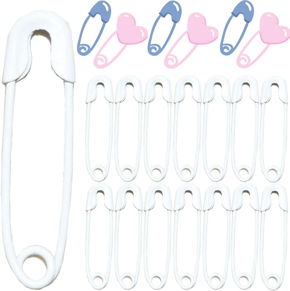 Mini Metal Safety Pins Brooch 20 Colors Decorative Charms Small Small Pin for Jewelry Kilt Knitted Fasteners Used in Clothes Skirts Dresses 1000PCS 19mm