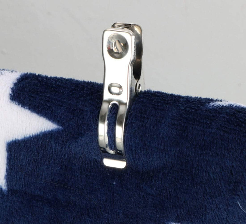 Clothes Pins 32 Pcs Metal Beach Chair Towel Clips,Heavy Duty Stainless Steel Clothespin, Row Cover Clips,Garden Clips,Greenhouse Clamps