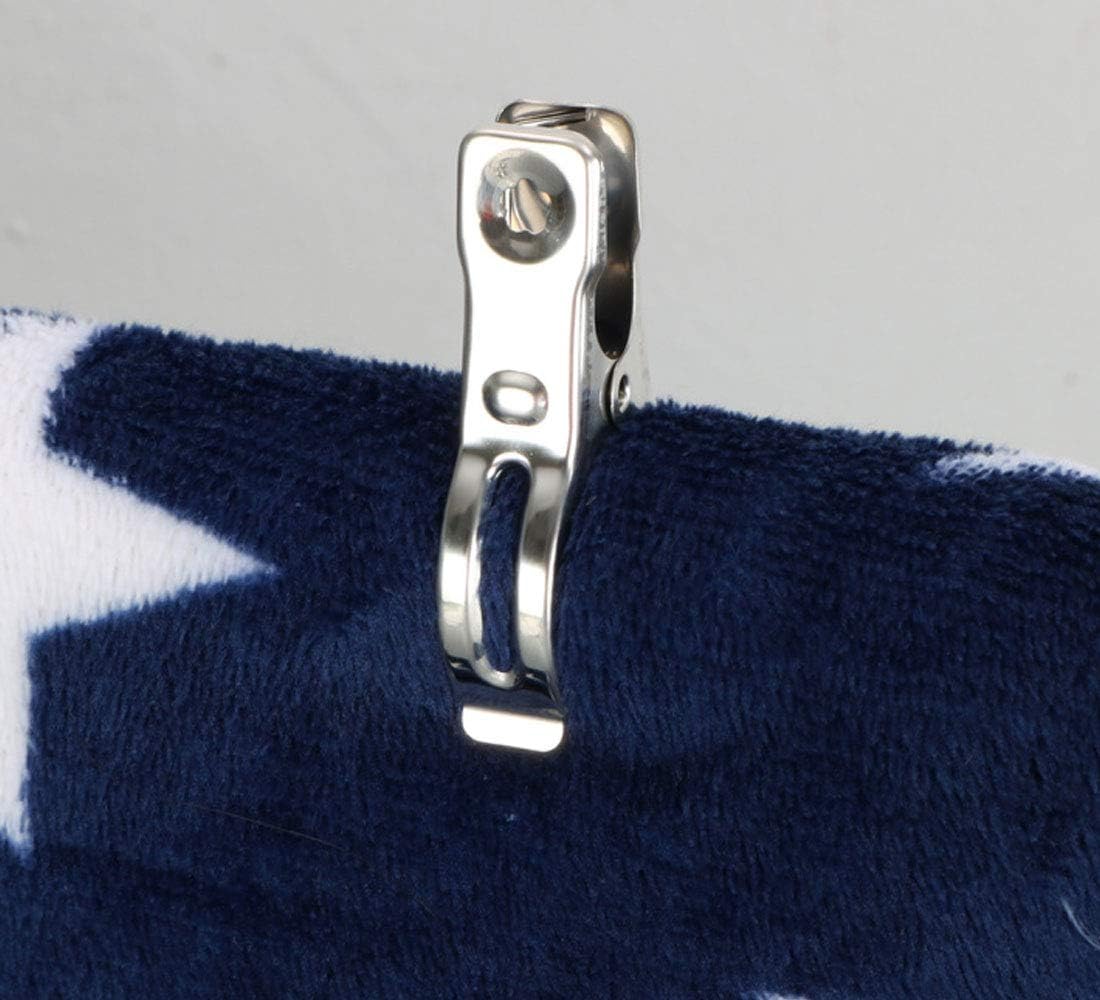 Clothes Pins 32 Pcs Metal Beach Chair Towel Clips,Heavy Duty Stainless Steel Clothespin, Row Cover Clips,Garden Clips,Greenhouse Clamps