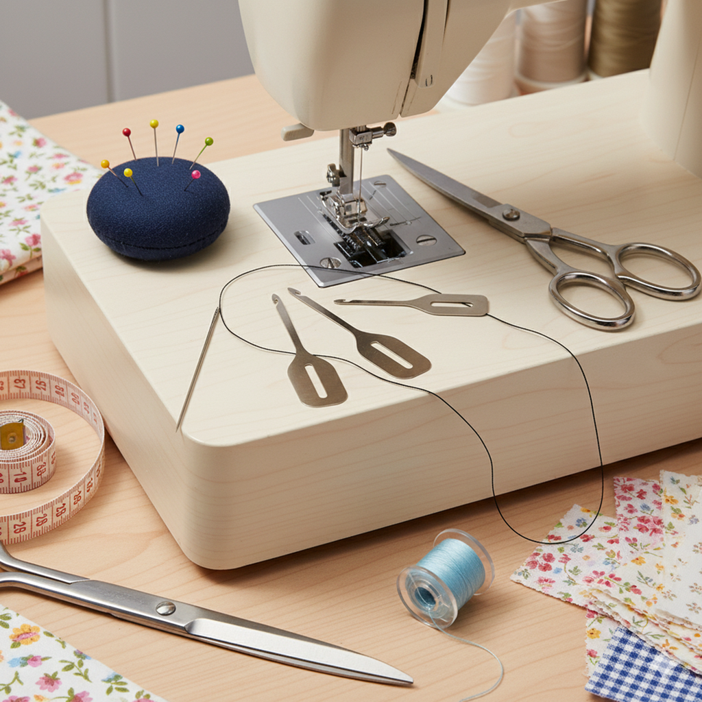 20 Pieces Serger Seam Hook Thread Puller Set – 6cm Stainless Steel Tail Thread Tucking Tools for Overlock & Sewing Machines, Mini Thread Grabber for Sewing Kits